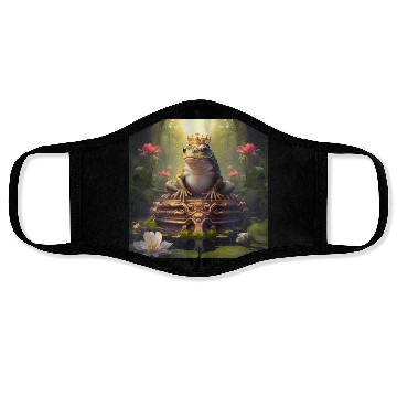 Discover The Frog Prince's Throne Face Masks