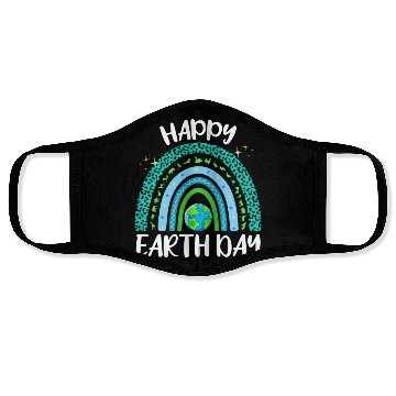 Discover Happy Earth Day Planet with Rainbow Face Masks