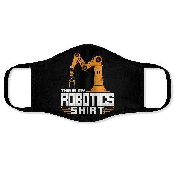 Discover Robot Robotics Engineer Vintage Face Masks
