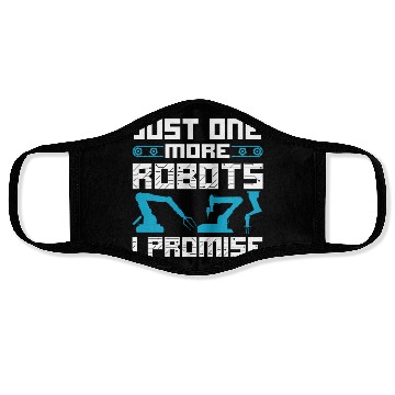 Discover Robot Robotics Engineer Vintage Face Masks