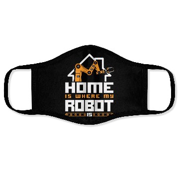 Discover Robot Robotics Engineer Vintage Face Masks