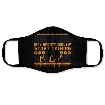 Discover Robot Robotics Engineer Vintage Face Masks