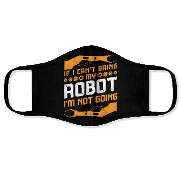 Discover Robot Robotics Engineer Vintage If Face Masks