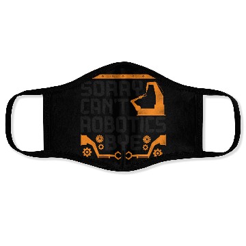 Discover Robot Robotics Engineer Vintage Face Masks