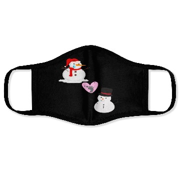Discover The Snowmen's Winter Love Song Face Masks