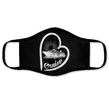 Discover Cruise Love Face Masks