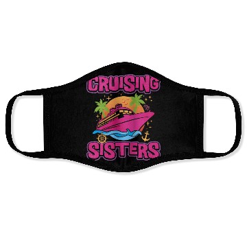 Discover Cruising Sisters Face Masks