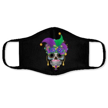 Discover Mardi Gras Mask Dia De Los Muertos Flower Sugar Face Masks