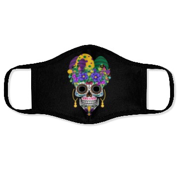 Discover Mardi Gras Mask Dia De Los Muertos Flower Sugar Face Masks