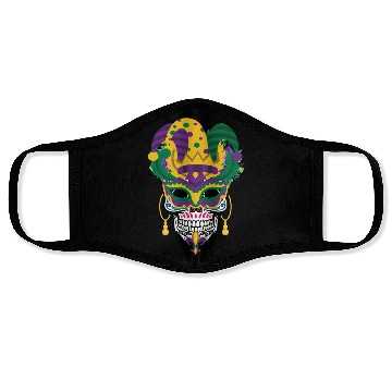 Discover Mardi Gras Mask El Dia De Los Muertos Flower Sugar Face Masks