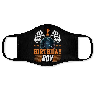 Discover Birthday Boy Car Racing Face Masks