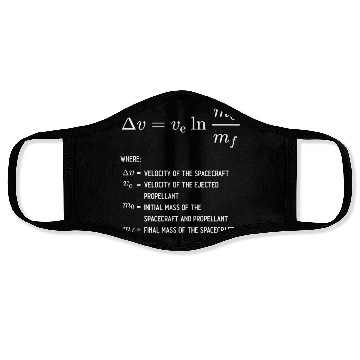 Discover Rocket Equation Physics Rocket Science Physicist Face Masks