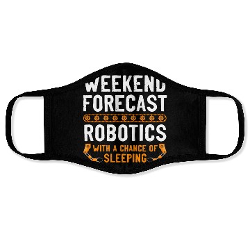 Discover Robot Robotics Engineer Vintage Face Masks