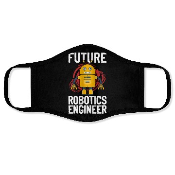 Discover Robot Robotics Engineer Boy Girl Face Masks