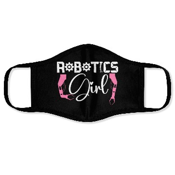 Discover Robot Robotics Engineer Female Face Masks
