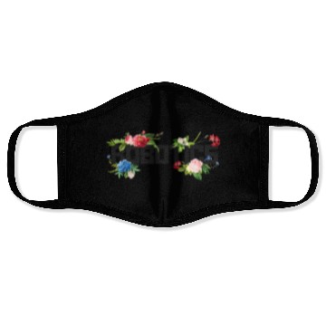 Discover Robot Robotics Engineer Flower Face Masks