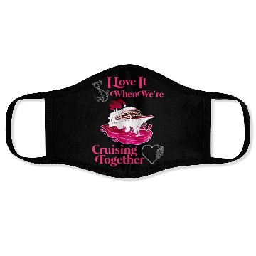 Discover Cruising Together Cruise Vacation Spring Break Face Masks