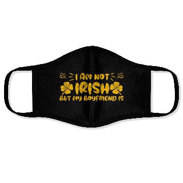 Discover Irish boyfriend St Patrick's Day Face Masks