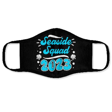 Discover Seaside Squad 2023 Vacation Friends Spring Break Face Masks