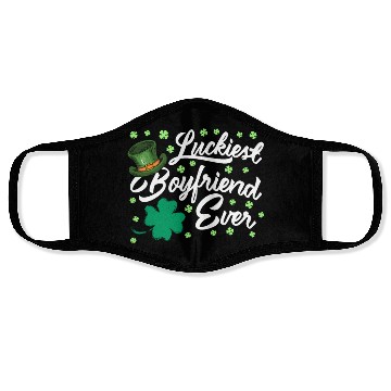 Discover Luckiest Boyfriend Ever Valentine's Day Face Masks