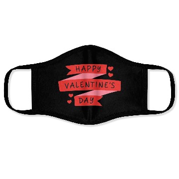 Discover happy valentines day Face Masks