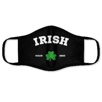 Discover Irish Since 2023 Athletic Design Face Masks