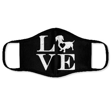 Discover Dachshund Gift Dixie Wiener Doxie Dackel Face Masks