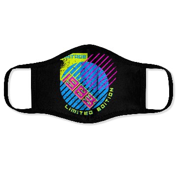 Discover 40th Birthday Vintage 1983 Face Masks