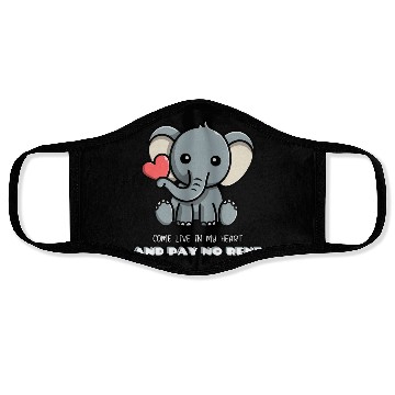 Discover Come Live In My Heart And Pay No Rent Face Masks