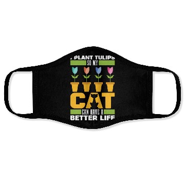 Discover Tulip Gardening Cat Face Masks