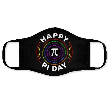 Discover Happy Pi Day with Rainbow Spiral, Pi Math Face Masks