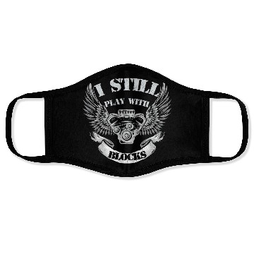 Discover I Still Play With Blocks Face Masks