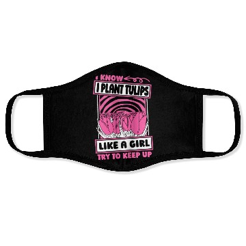 Discover Tulip Gardening Face Masks