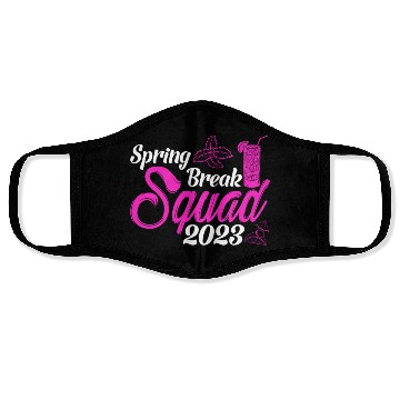 Discover Spring Break Squad 2023 Vacation Spring Break Face Masks