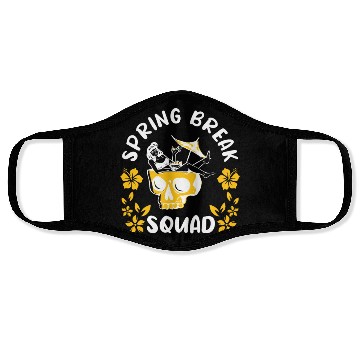 Discover Spring Break Squad Summer Vacation Spring Break Face Masks