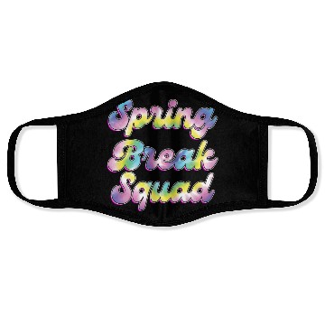 Discover Spring Break Squad Summer Vacation Spring Break Face Masks