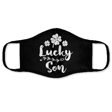 Discover Lucky Son Irish St Patrick's Day Son Face Masks