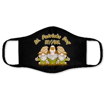 Discover Happy St. Patrick's Day Leprechauns Face Masks