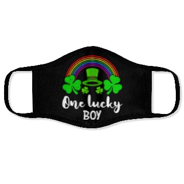Discover One Lucky Boy St Patrick's Day Face Masks