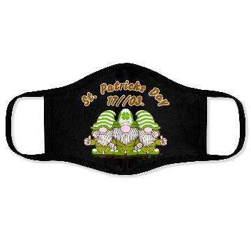 Discover Happy St. Patrick's Day Leprechauns Face Masks