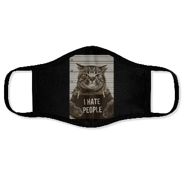 Discover I HATE PEOPLE Face Masks