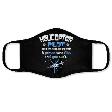 Discover Helicopter Pilot Face Masks