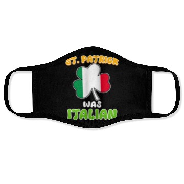 Discover St. Patrick was Italian St. Patrick's Day Face Masks