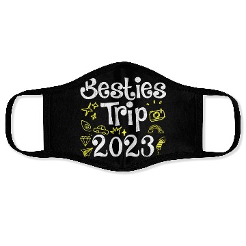 Discover Besties Trip 2023 Summer Vacation Spring Break Face Masks