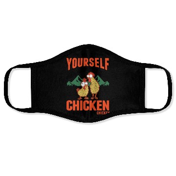 Discover Chickens Chicken Farm Farmer Face Masks