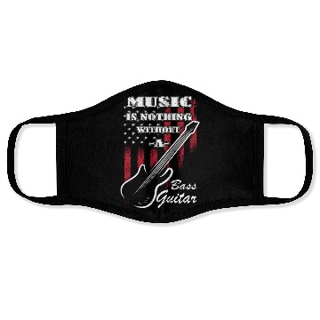 Discover Bass Guitar - Guitarist Face Masks