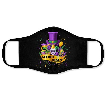 Discover Happy Mardi Gras 2023 Funny Mardi Gras Face Masks