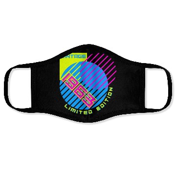 Discover 60th Birthday Vintage 1963 Face Masks