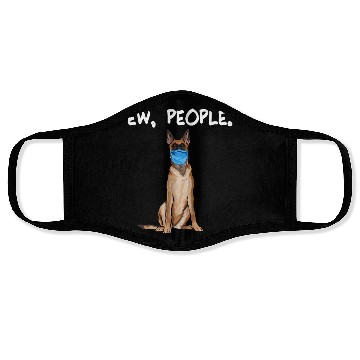 Discover Belgian Malinoi Ew People Dog Wearing Face Mask T Face Masks