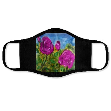 Discover Hand Painted Roses Face Masks Face Masks Mugs Tote Bags